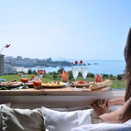 Le Sunset, Appartement Exceptionnel Ocean View - Phare - Au Calme Биариц Екстериор снимка