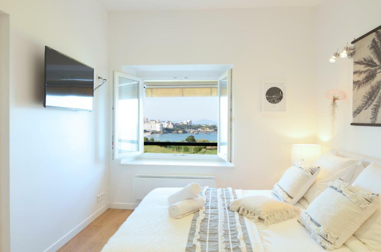 Le Sunset, Appartement Exceptionnel Ocean View - Phare - Au Calme Биариц Екстериор снимка